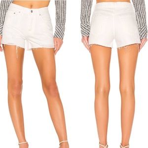 NWT Free People Sophia White Denim Shorts